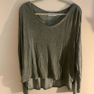 CJLA Long Sleeve Olive Top